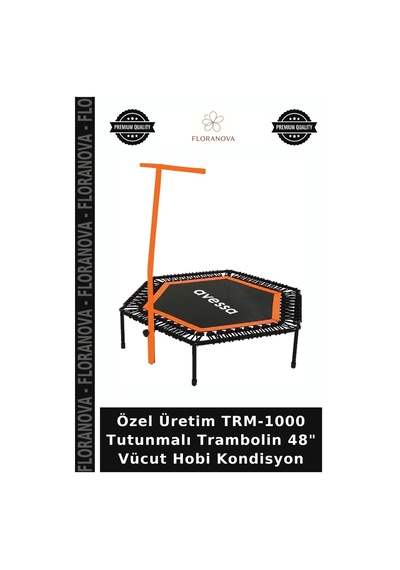 Özel Üretim Trm-1000 Tutunmalı Trambolin 48" Vücut Hobi Kondisyon