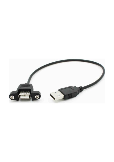 Panel Tipi Vidalı USB 2.0 Uzatma Kablosu-50cm