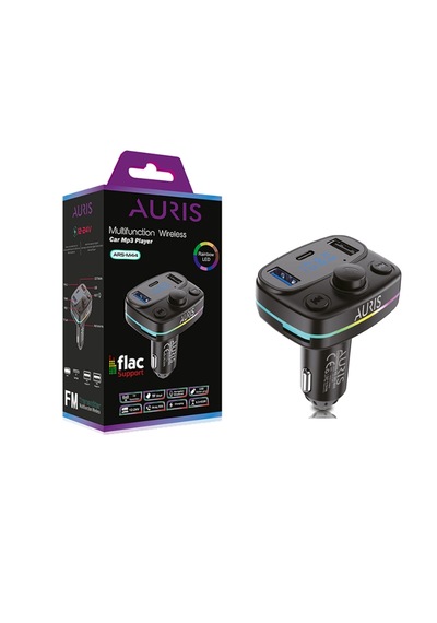 Auris Ars-m44 Bluetooth/usb Fm 2usb+pd Rgb Fm Transmitter