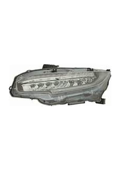 Far Sol Led Motor Uzerınde Ledlı Cıvıc 16-22 Fc5 Sedan