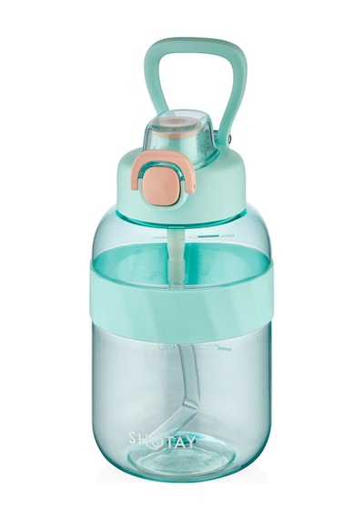 Shotay Pipetli Trıtan Matara Turkuaz 1000 Ml.