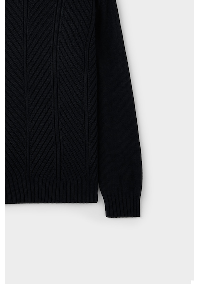 D's Damat Ds Damat Regular Fit Siyah Kazak 5hc060012125m 001