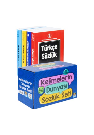 Kelimelerin Dünyası Sözlük Seti Orta Öğretim 4 Kitap A'dan Z...