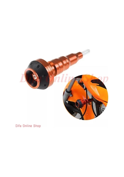 Merpa Motosiklet Motor/şase Koruma Takozu 140mm Kırmızı Motoparax Renk : Standart