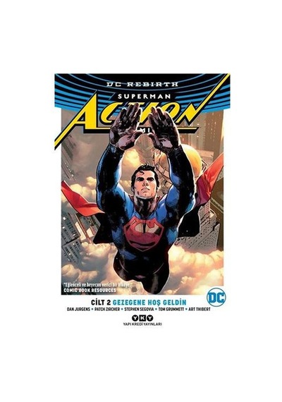 Superman Action Comics Cilt 2-Gezegene Hoşgeldin - Dan Jurgens - Yapı Kredi Yayınları