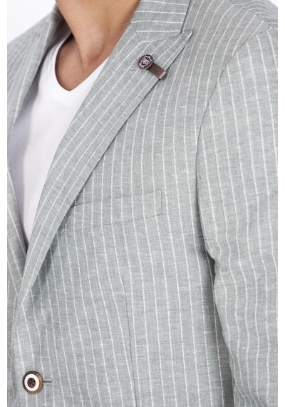 Ncs Jeans Erkek Casual Slim Fit Dar Kesim Mono Yaka Blazer Ceket 4865-Haki