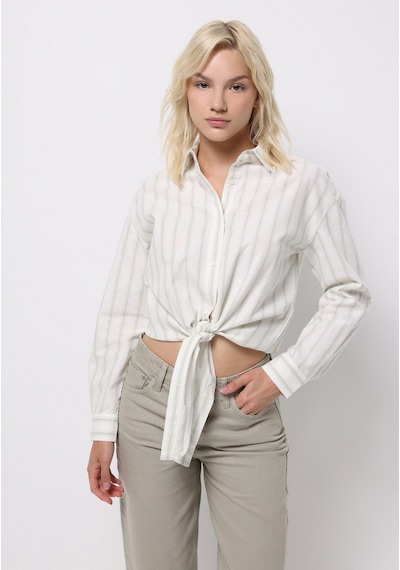 Colin's Colins Regular Fit Shirt Neck Çizgili Kadın Yeşil Uzun Kol Gömlek Cl1075566 Q1.v1 Sag Sage Colin's Colins Regular Fit Shirt Neck Çizgili Kadın Yeşil Uzun Kol Gömlek Cl1075566 Q1.v1 Sag Sage