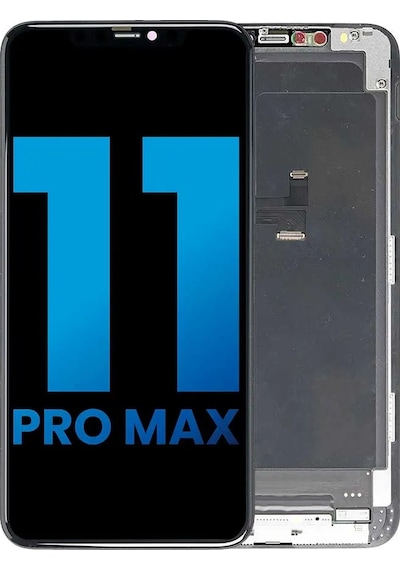 Apple Uyumlu iPhone 11 Pro Max Lcd Ekran Dokunmatik Siyah Tft Aaa Kalite
