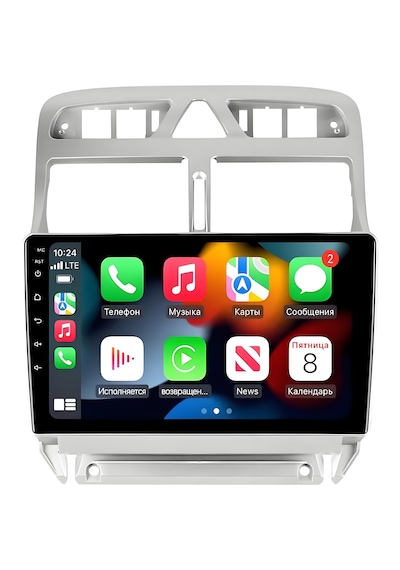 Peugeot 307 2001-2009 Android 14 Navigasyon Multimedya Tesla Ekran Android Teyp Double Teyp 2gb Ram 32gb Hafıza Kablosuz Carplay Android Auto 9"