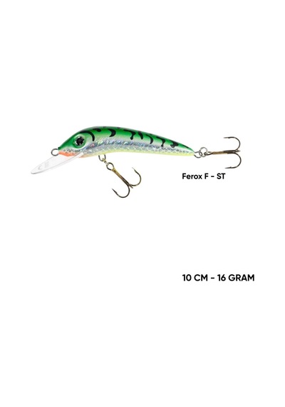 Maket Balık - Rapala - Jaxon Ferox F - St - 10 Cm 16 Gr
