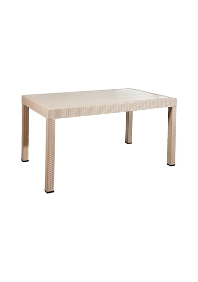 Rattan Lüx Dikdörtgen Cappucino Masa Takımı Bahçe&balkon Diğer
