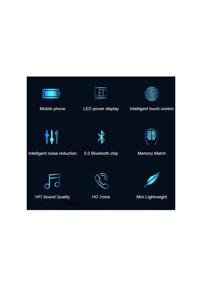 Yemleme Botu Tws Kablosuz Bluetooth Kulaklık Led Dokunmatik Stereo Gürültü Önleyici Kulaklık Spor Kulaklık