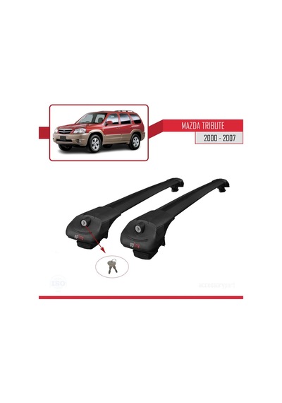 Mazda Tribute 2000-2007 Arası İle Uyumlu Ace-1 Ara Atkı Tavan Barı Siyah