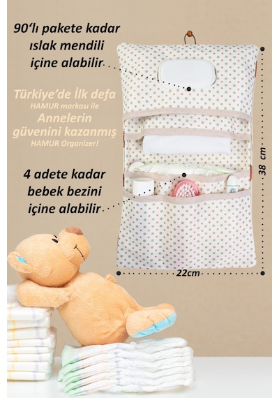 Anne Bebek Bakım Çantası Yenidoğan Alt Açma Değiştirme Düzenleyici Çantası Organizer Urcin
