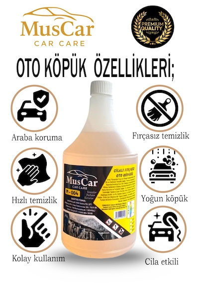 Muscar Cilalı Fırçasız Oto Köpüğü