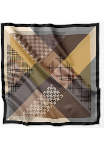Armine İpek Eşarp Nostalji - 8620-38 Twill - 8128-08