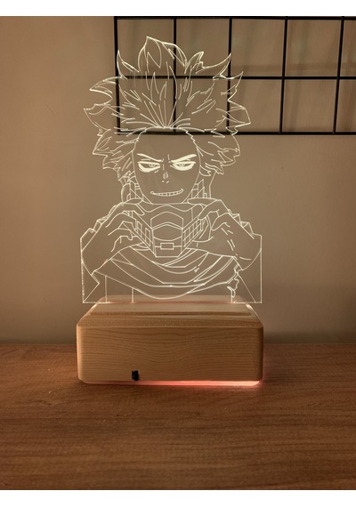 Hitoshi Shinso My Hero Academia 16 Renk Gece Lambası