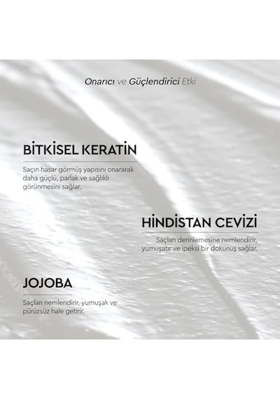 Onarıcı Ve Güçlendirici Bitkisel Saç Bakım Maskesi - İşlem Görmüş Ve Yıpranmış Saçlar