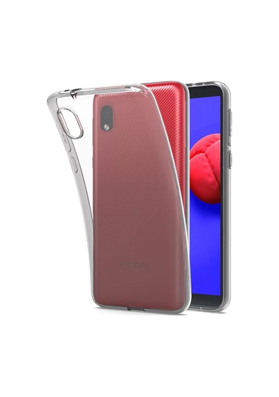 Newface Samsung Galaxy Uyumlu A01 Core Kılıf Lüx Şeffaf Silikon Diğer