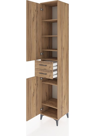 Hyperion Dolap 6 Raflı 2 Çekmeceli 2 Kapaklı 44x44x243 Çam-çam Çam Hyperion Dolap 6 Raflı 2 Çekmeceli 2 Kapaklı 44x44x243 Çam-çam Çam