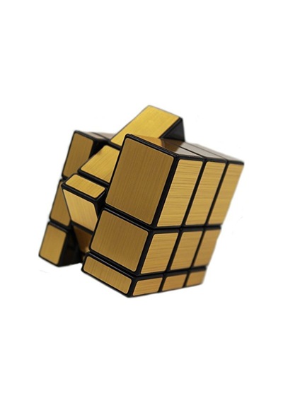 3 X 3 X 3 Magic Cube Altın Mirror Cube Speed Küp