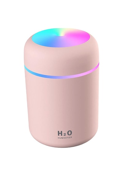 Magideal Mini Hava Nemlendirici Usb Şarj Sis Sprey Nemlendirici Difüzör Beyaz Pembe 1