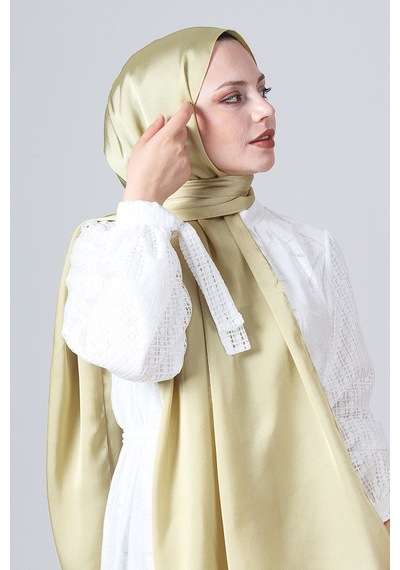 Harem Scarf Como Saten Şal V-81 Çok Renkli