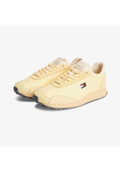 Tommy Hilfiger Retro Runner Archive Kadın Sarı Spor Ayakkabı En0en03097