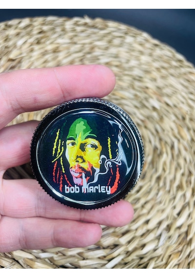 BobMarley Metal 2Parça SivriDiş TutunÖğütücü Grinder 50mm