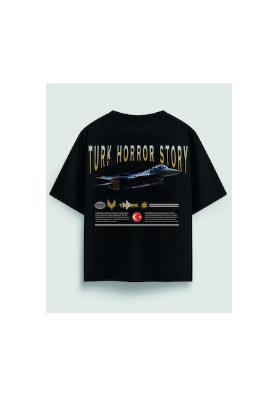 Yolo Street Oversize Siyah Tişört Sırt Baskılı F-16 Jet Tasarım %100 Pamuk Unisex Streetwear Siyah Yolo Street Oversize Siyah Tişört Sırt Baskılı F-16 Jet Tasarım %100 Pamuk Unisex Streetwear Siyah