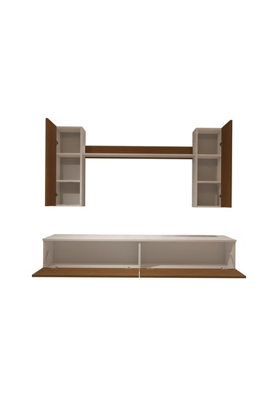 Decoraktiv Eko 5d Mdf Std Tv Ünitesi Tv Sehpası Beyaz - Ceviz