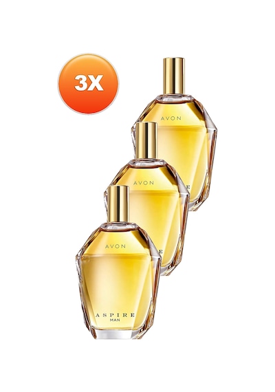 Aspire Erkek Parfüm Edt 75 Ml. Üçlü Set