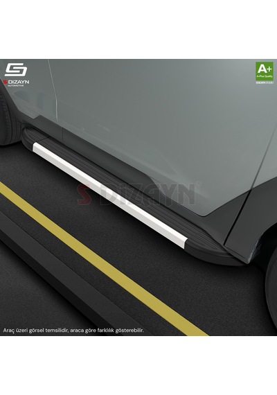 S-dizayn Opel Grandland 2 Elektrikli Skyline Aluminyum Yan Basamak 193 Cm 2024 Üzeri A+ Kalite