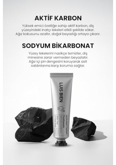 Aktif Karbon Diş Beyazlatma Macunu 75 Ml