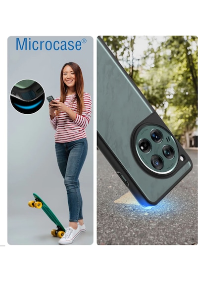 Microcase Oneplus Uyumlu 12 5g Luna Serisi Sert Rubber Kılıf - Al3422