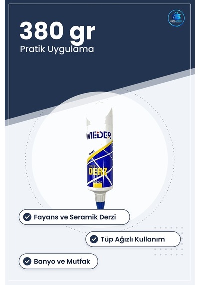 Derz Dolgusu Beyaz 380 Gr Pratik Fayans Seramik Duvar Zemin Banyo