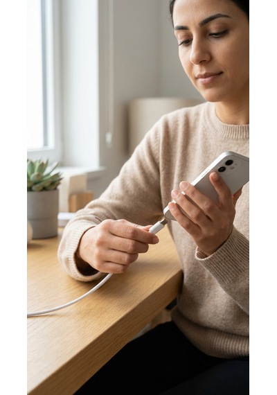 USB-C Örgü Şarj Kablosu 1 Metre Hızlı Şarj Destekli Dayanıklı Type-C Kablo Tüm Telefonlarla Uyumlu