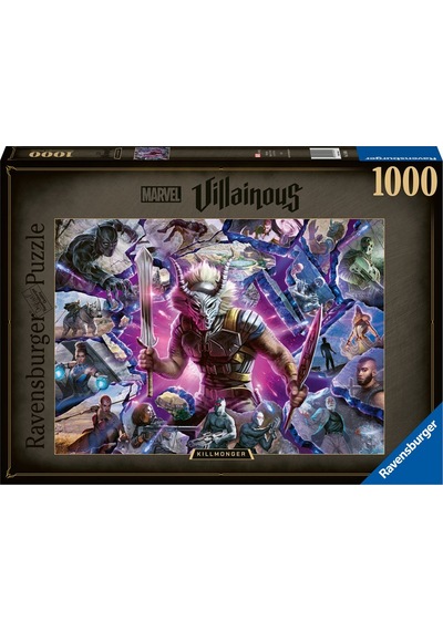 Ravensburger 1000 Parça Marvel Villains Killmonger 169061