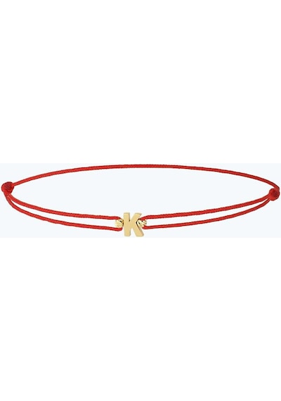 Altınbaş Altın İpli K Harfi Bileklik KKBLINTALC-25621 Sarı Altın