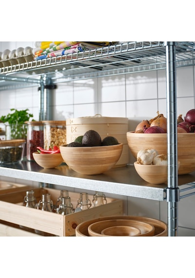 Ikea Blanda Matt Bambu Servis Kasesi 28 Cm Naturel