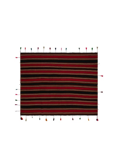 El Dokuma Şaheser Eskitme Vintage Halı 182 X 220 Cm 10170