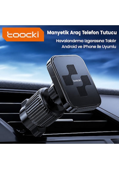 Toocki N52 Mıknatıslı Havalandırma Araç Telefon Tutucu 360 Dön