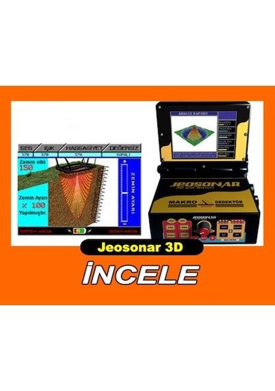 Jeosonar 3D Dedektör