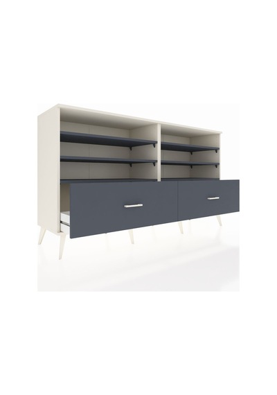 Hyperion Konsol 6 Raflı 2 Çekmeceli 176x44x99 Aytaşı-antrasit Aytaşı-antrasit Hyperion Konsol 6 Raflı 2 Çekmeceli 176x44x99 Aytaşı-antrasit Aytaşı-antrasit