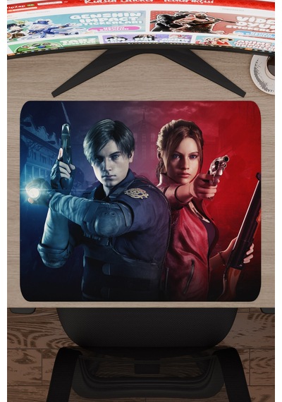 Resident Evil Kaymaz Dikişli Kauçuk Oyuncu Mousepad V5 - 48x40 Xl Gaming Mouse Pad Fare Altlığı