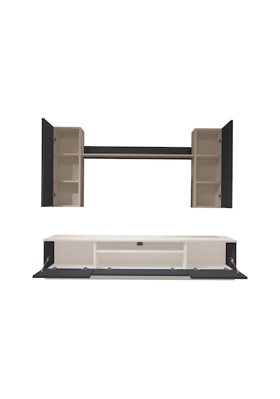 Decoraktiv Trendstyle 5ds Mdf Tv Ünitesi Tv Sehpası Beyaz - Antrasit
