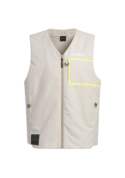 Adidas National Geographic Vest Erkek Outdoor Su Tutmaz Yelek Il8993 Krem 001