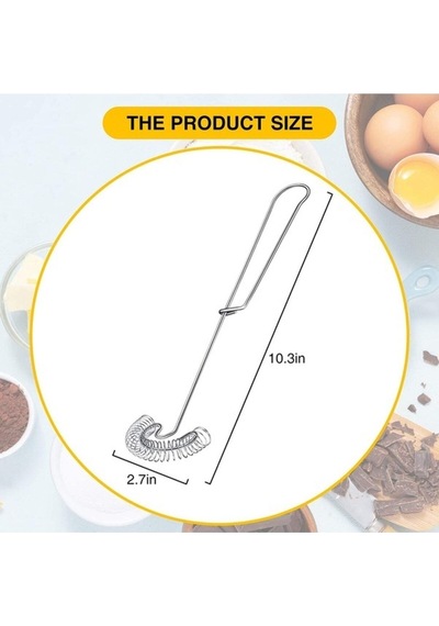 Spiral Çırpıcı, 12 Adet Sos Yumurta Çırpıcısı, Paslanmaz Çelik Çırpıcı, Spiralli Omlet Çırpma Teli P Diğer