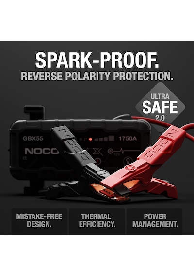 Gbx55 12v 1750amp Ultrasafe Lityum Akü Takviye + Powerbank + Led Lamba