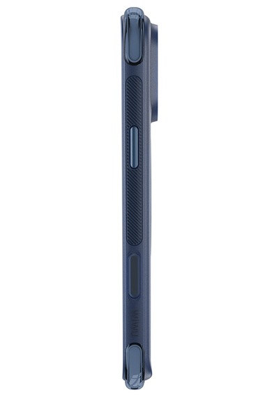 Apple iPhone Uyumlu 18 Pro Kılıf Wiwu Ag-203 Aeroguard Ultra Serisi M-safeli Airbag Standlı Kapak Lacivert